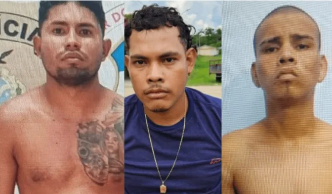 ‘Ferinha’, ‘Rato’ e ‘Chico Macaco’ são procurados por assalto a casa no Amazonas